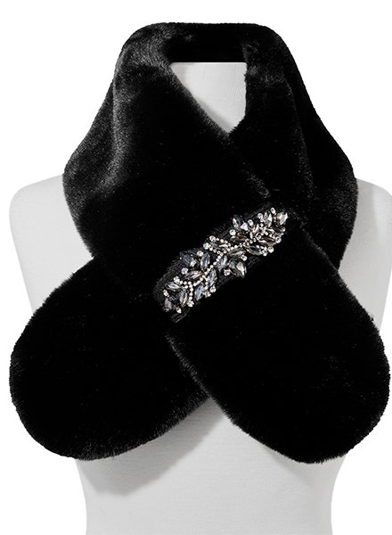 Fur Wrap to Style with Dresses