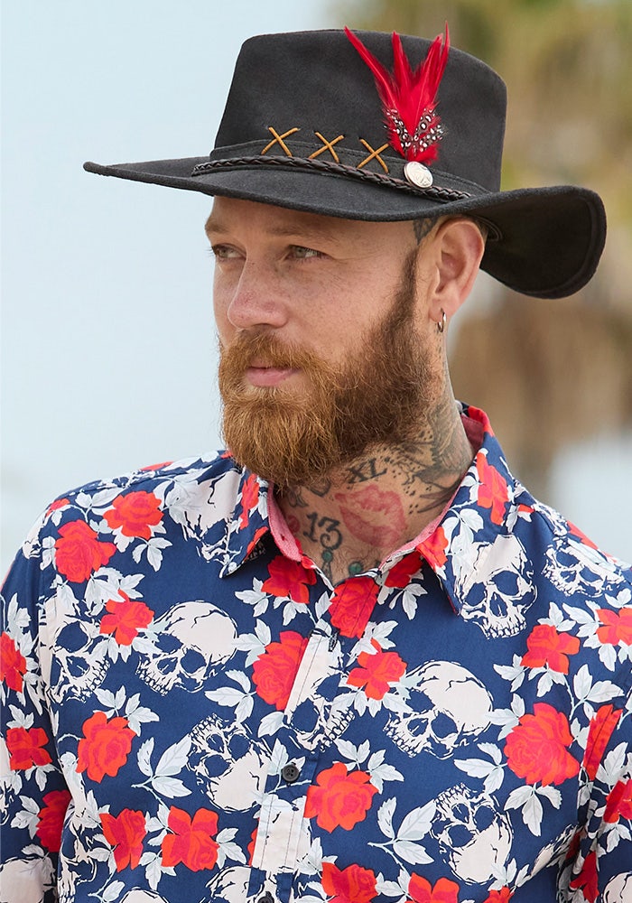 Dusty Road Leather Fedora
