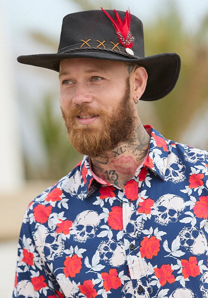 Dusty Road Leather Fedora