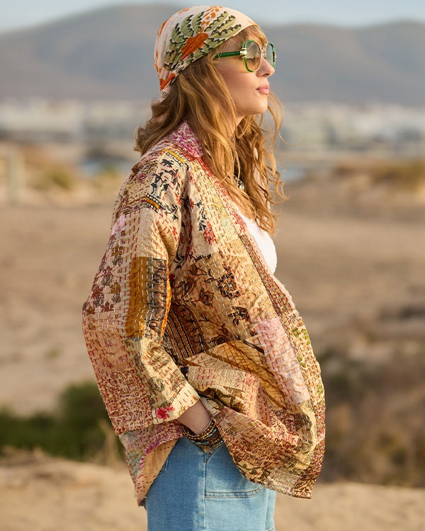 Ibiza Sun Unique Kantha Kimono