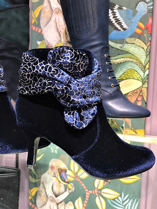 Not So Shy Velvet Boots £55