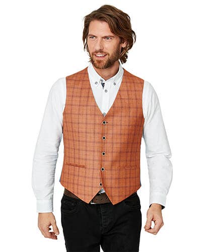 Charming Check Waistcoat