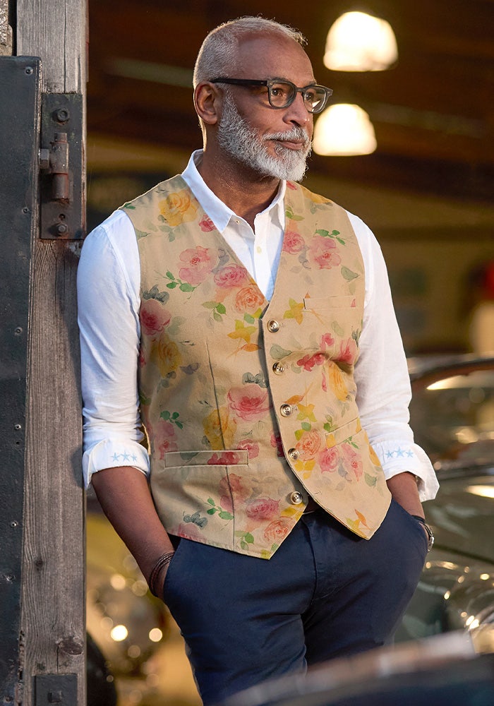  FABULOUS FLORAL WAISTCOAT