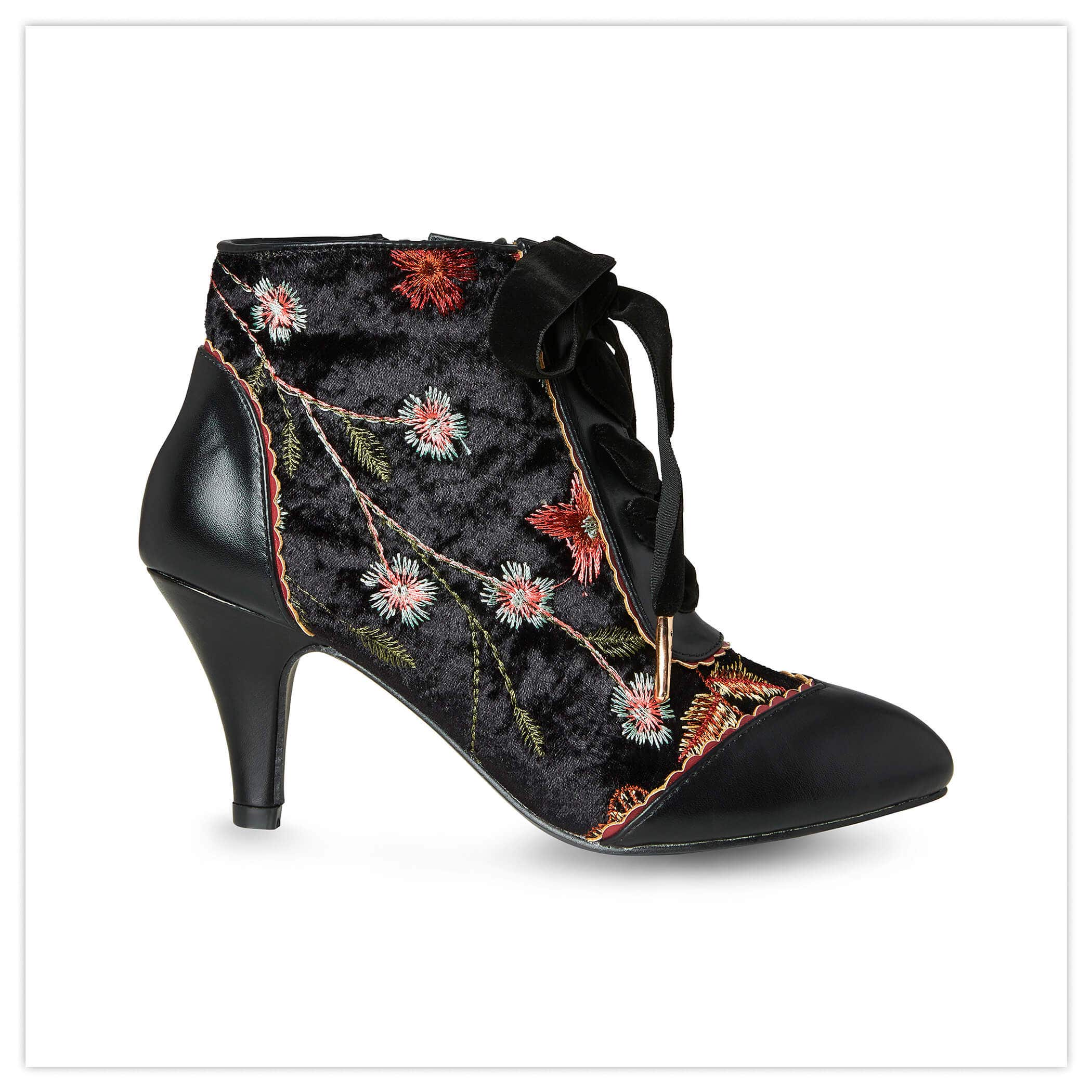 Wild Side Embroidered Bootees