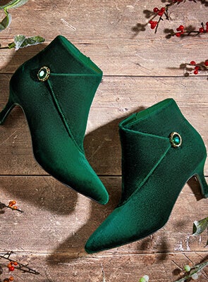 Glamorous Jewel Trim Boot