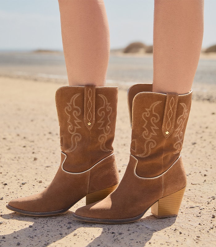 Cheyenne Suede Western Boots