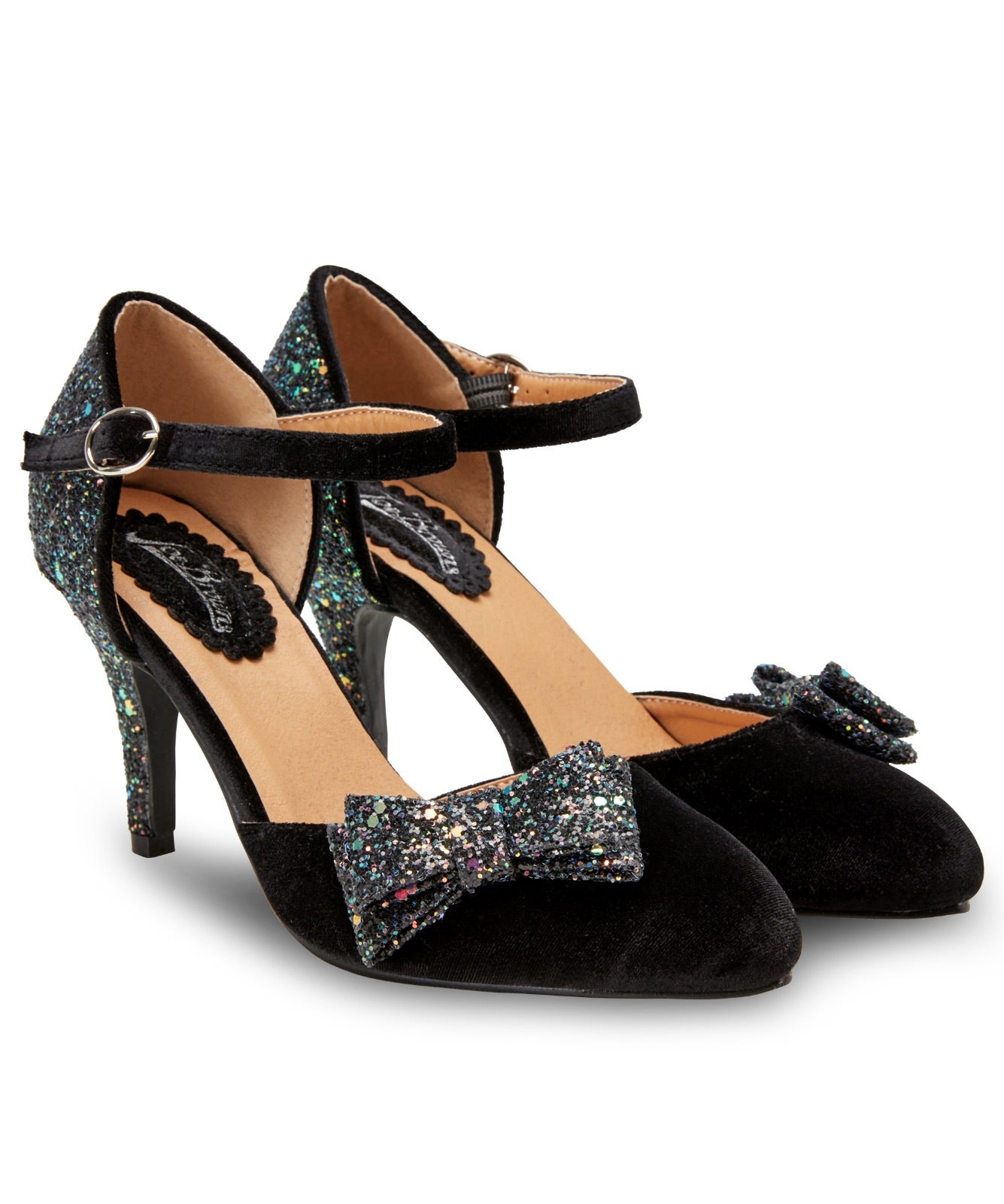 Glamour and Glitz Velvet Shoes