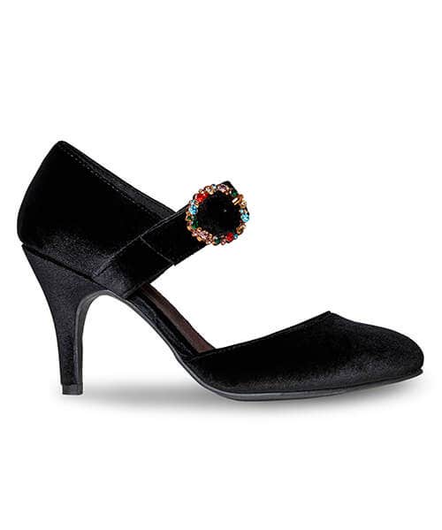  Jewel In The Night Velvet Shoes