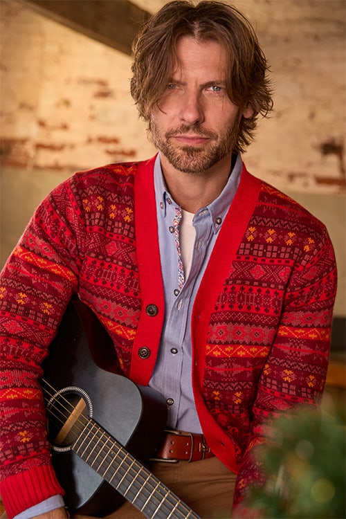Style shirts with fairisle cardigan