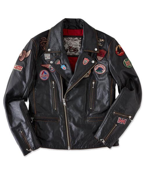 Badged Up Biker Leather 