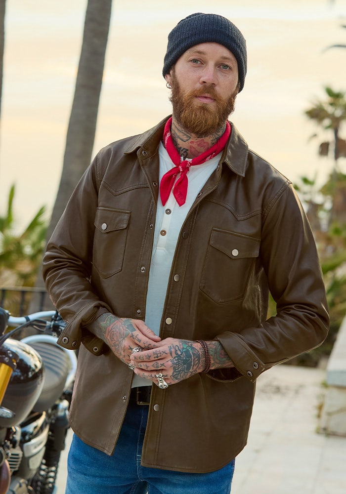Sundown Leather Shirt