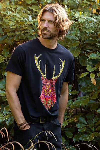 Geo Stag Tee