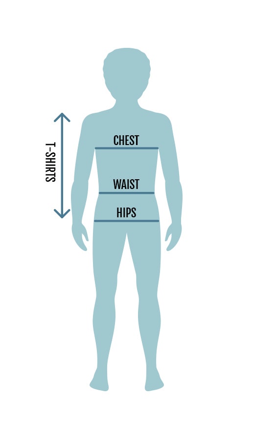 Men's Clothing Size Diagram