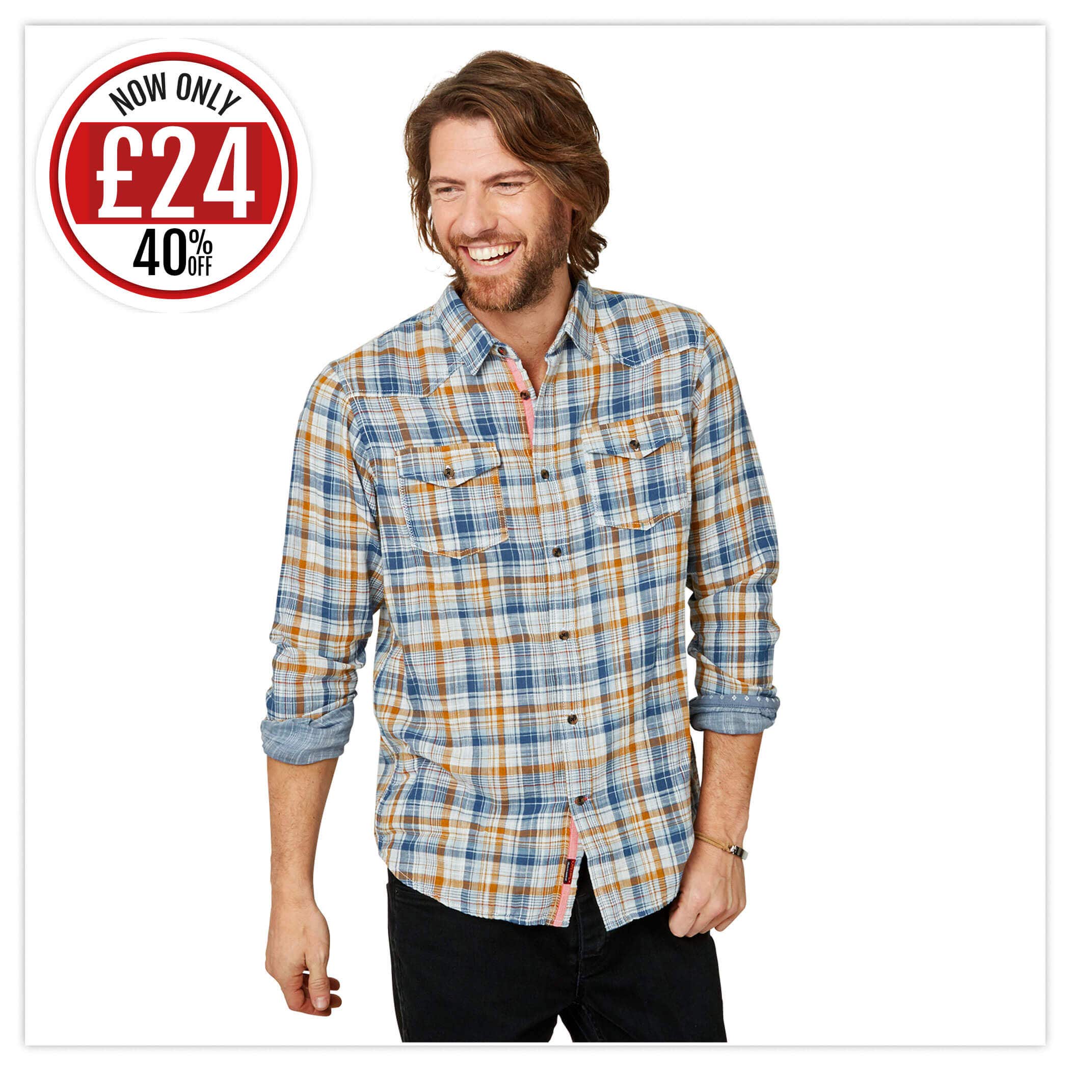 Two Way Check shirt