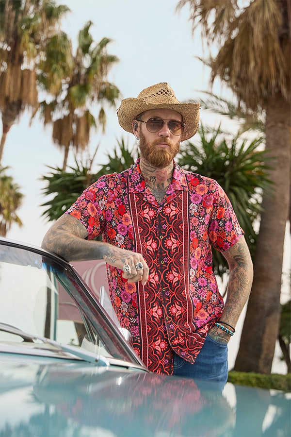 Pink Floral Shirt