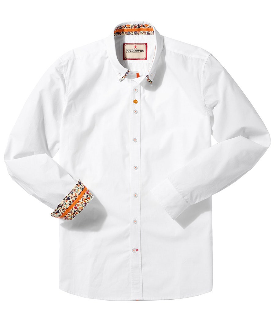 Distinctive Double Collar Shirt