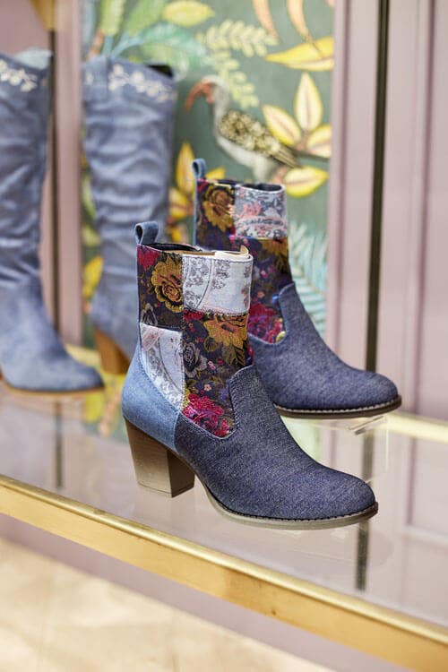 Rialto Bridge Denim Boots