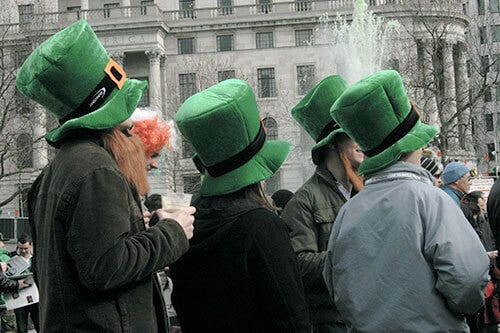 St Patricks Day scenes