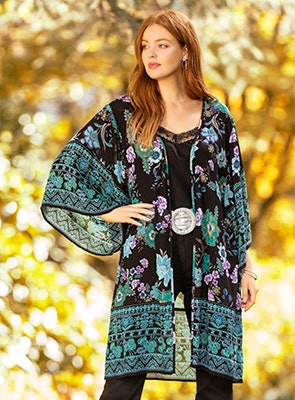 Winter Walks Kimono