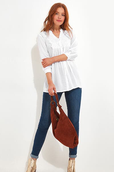 FAVOURITE LONGLINE BLOUSE