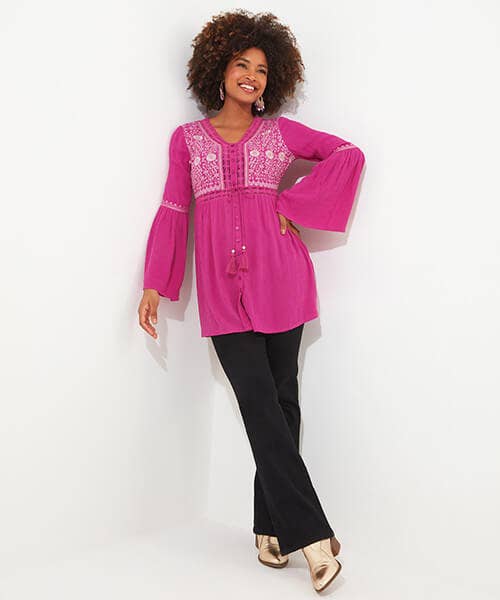 EMMY EMBROIDERED BLOUSE