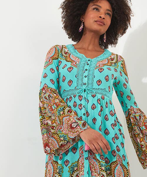 GLORIOUS LONGLINE BLOUSE