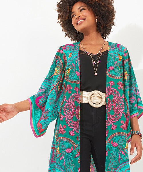 TALLULAH PRINTED KIMONO