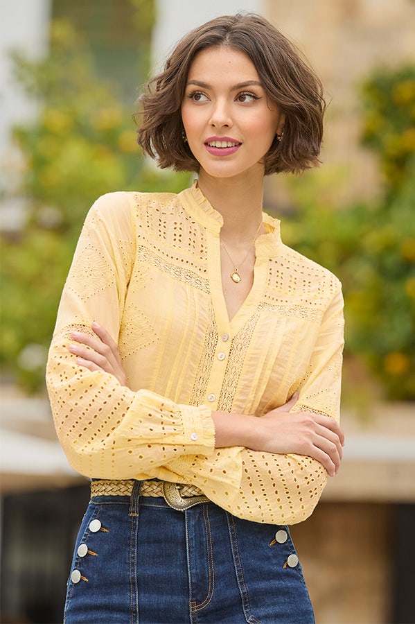 Belle Broderie Blouse