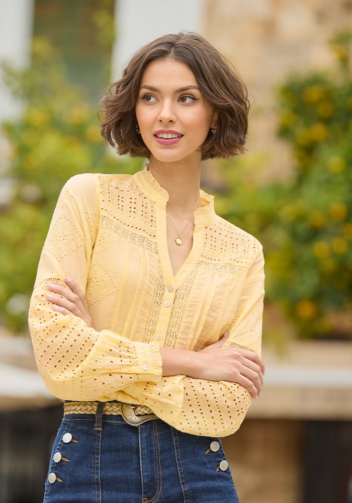 Belle Broderie Blouse