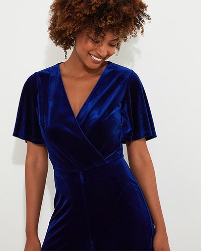 Velour Jumpsuit wedding guest outfit