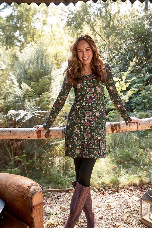 Autumnal Jersey Tunic 