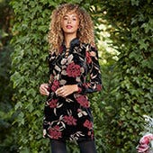 Blossom Devore Tunic