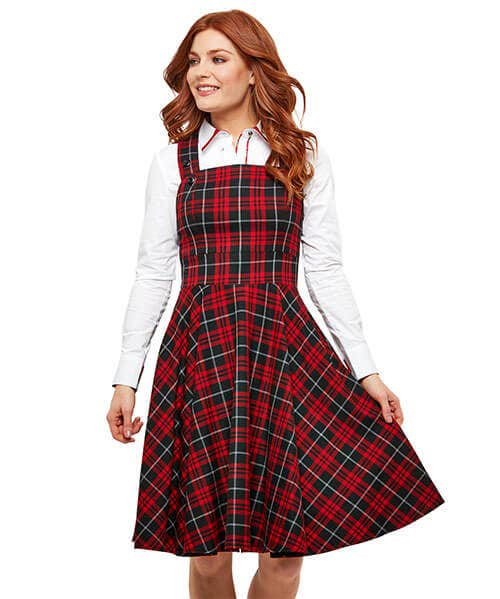 tartan dress