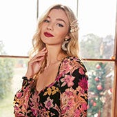 Christmas Wishes Devore Dress