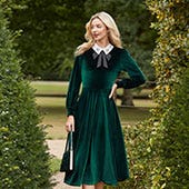 Etta Velour Dress
