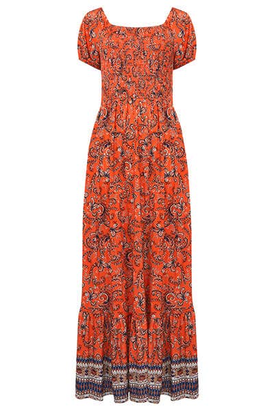 ELLIE SHIRRED JERSEY DRESS