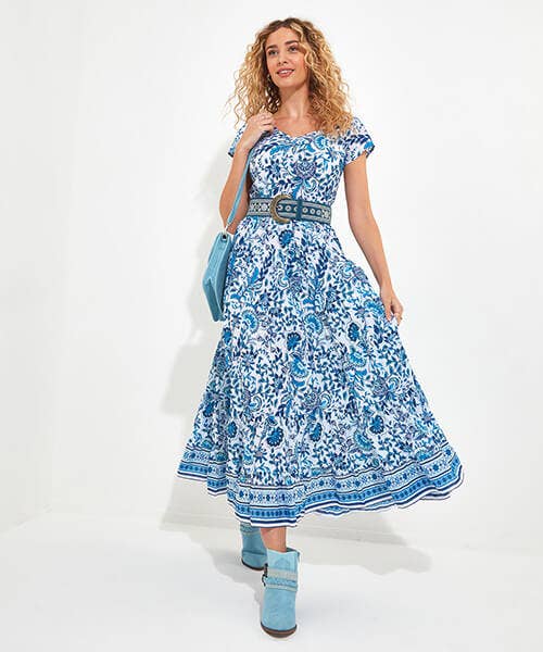 SUMMER DAYS CRINKLE DRESS