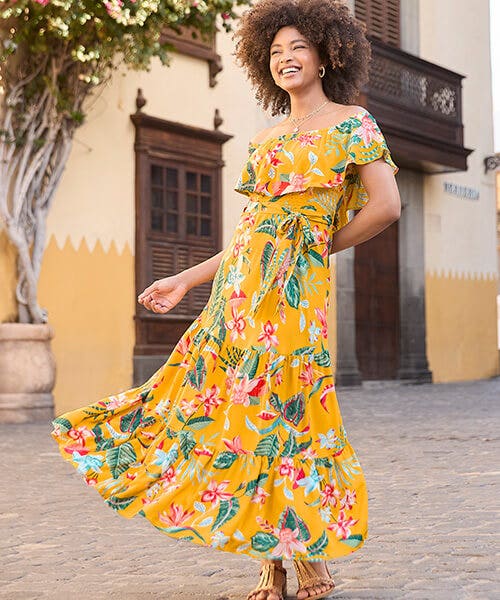 TOTALLY TROPICAL DRESS