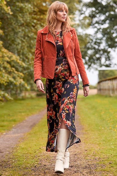 About Town Tall Leather Boots