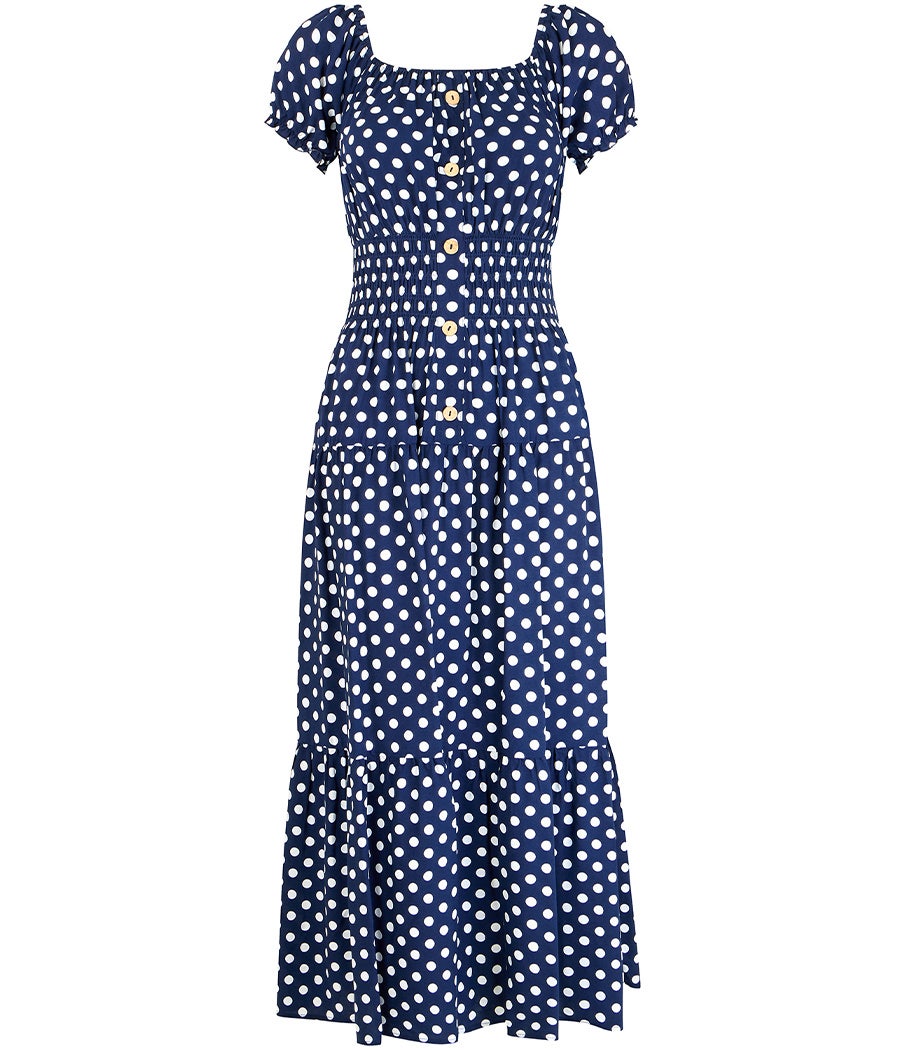 Perfectly Polka Dot Maxi Dress