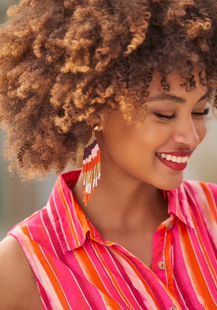 Las Selinas Beaded Earrings