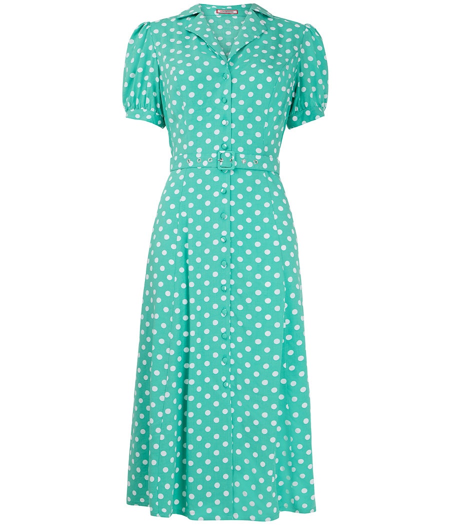 Nina Polka Dot Midi Dress