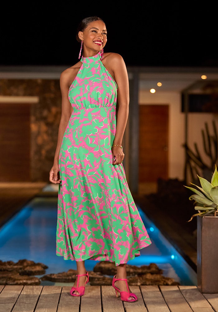 Olivia Halterneck Dress