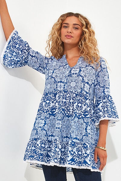 MOROCCAN SKIES TUNIC