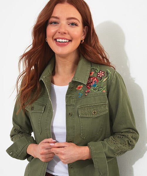 SUMMER DREAM EMBROIDERED BOUTIQUE JACKET