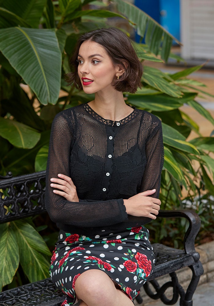 Summer Rose Lace Cardigan