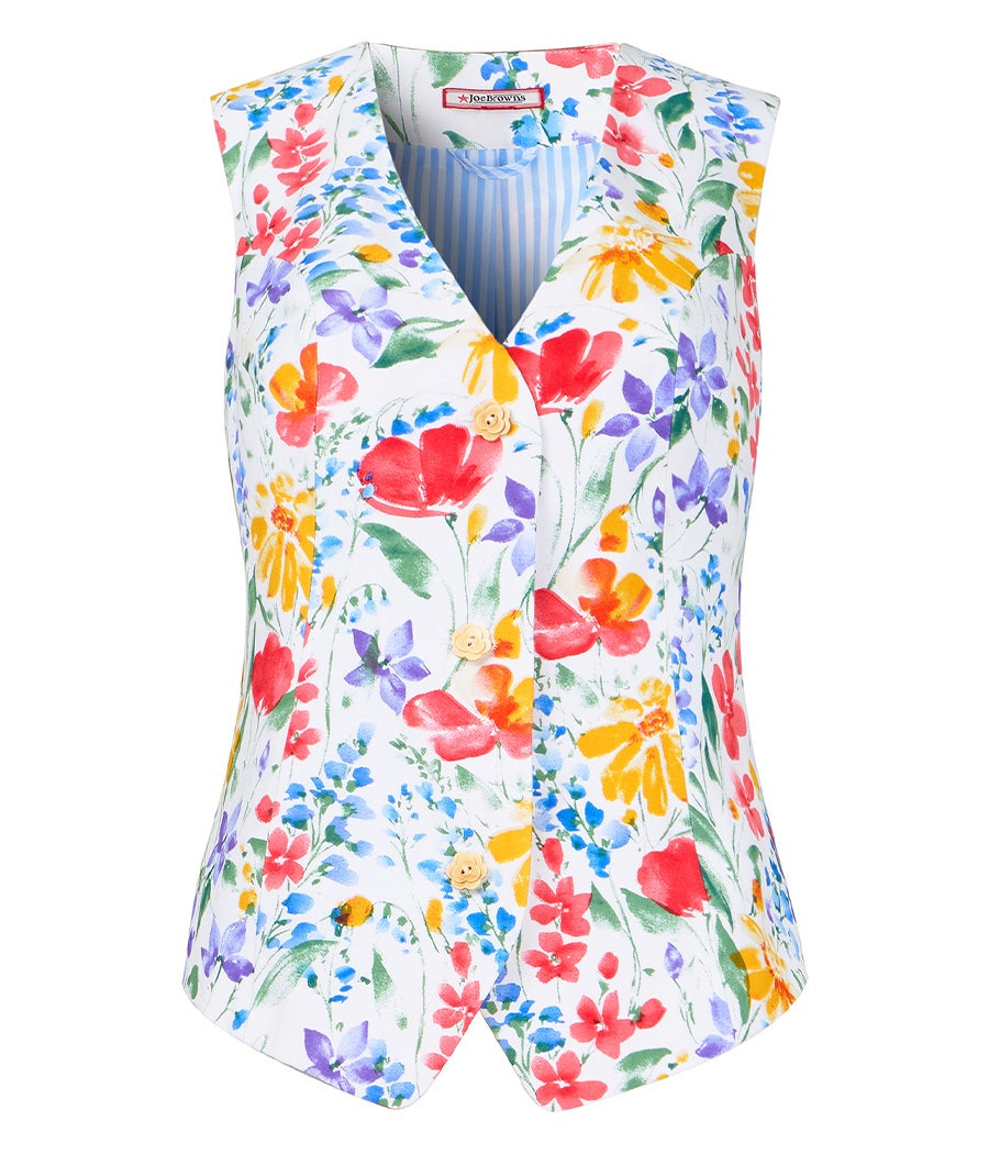 Fabulous Floral Waistcoat