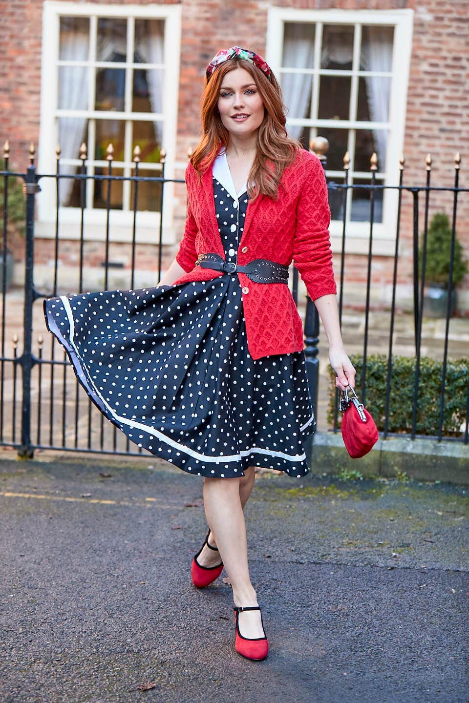 Joe Browns polka dot dress