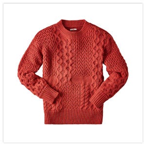 Crew Neck Cable Jumper