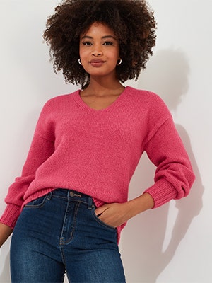 Bridget Jones Pink Knit